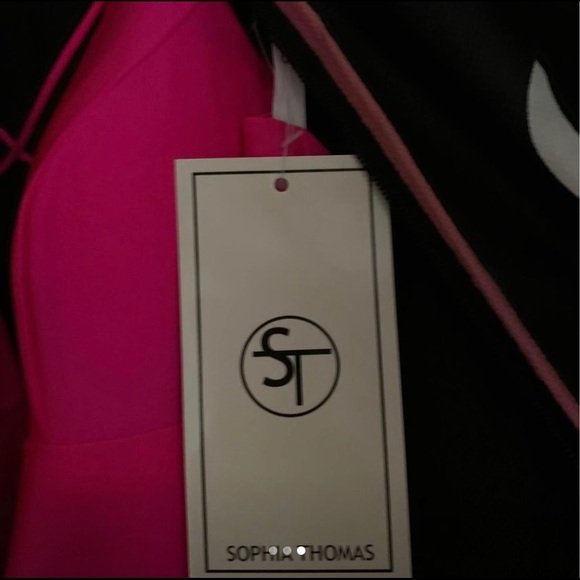 Beautiful Brand New hot pink gown - Picture 3 of 3